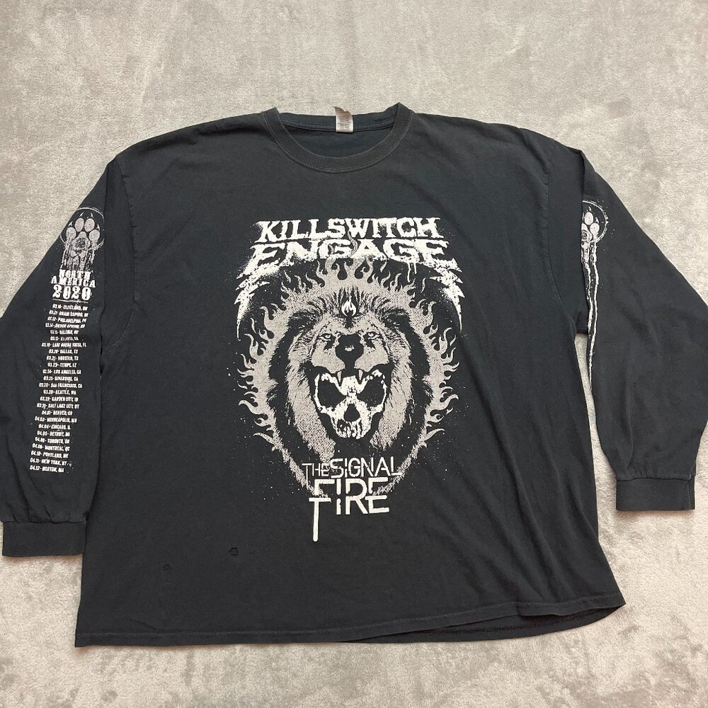 Killswitch Engage shirt 2020 The Signal Fire Tour Shirt Long Sleeve 3XL